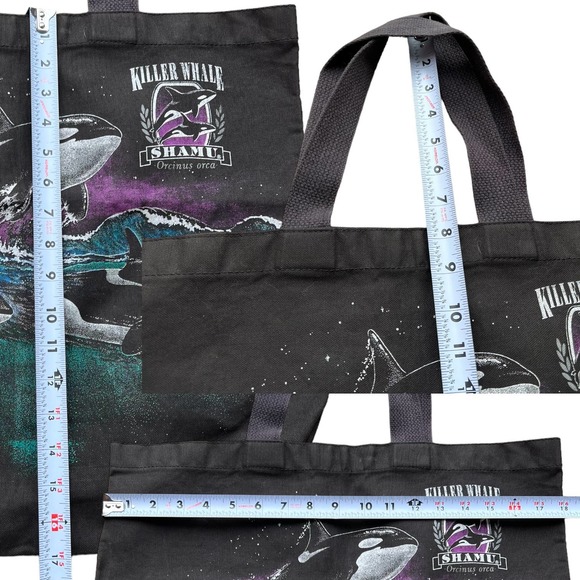 San Segal Sportswear Sea World Killer Whale Shamu Tote - Picture 4 of 8